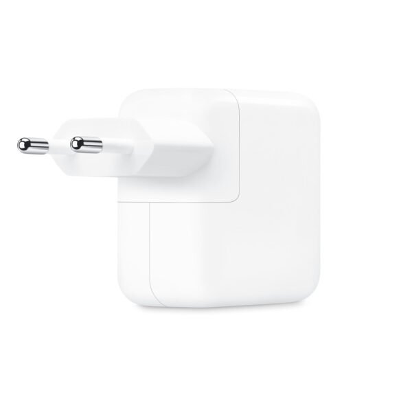 Apple 35W dual USB-C power adapter with European two-pin plug